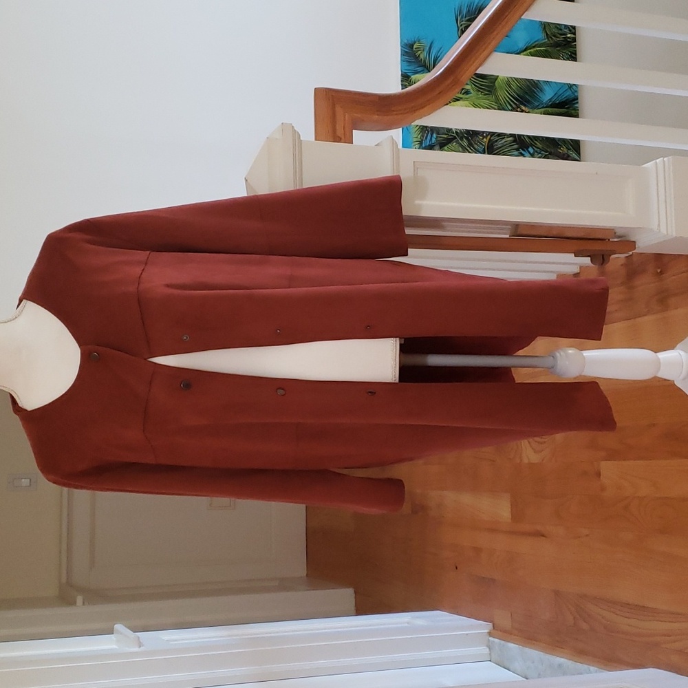 NWOT- Faux Suede...not Heavy. Perfect In Fall or Spring.   XL